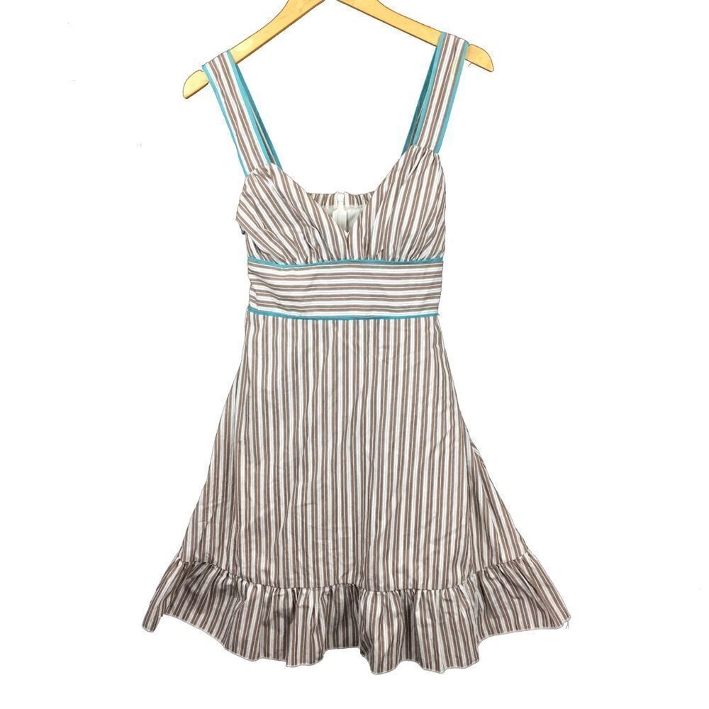 Speechless stripped ruffle dress‎